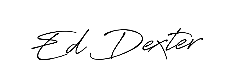 Design your own signature with our free online signature maker. With this signature software, you can create a handwritten (Antro_Vectra_Bolder) signature for name Ed Dexter. Ed Dexter signature style 7 images and pictures png